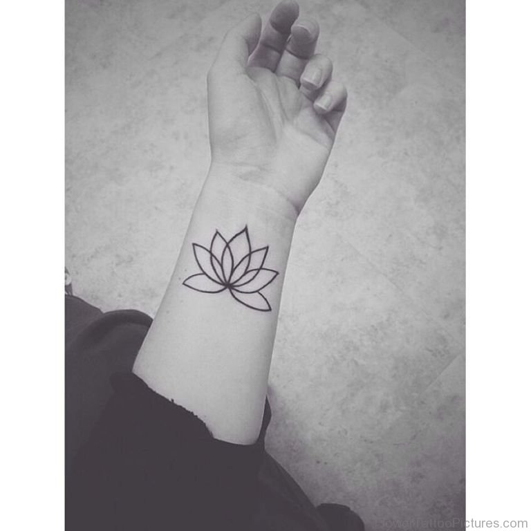 74 Fabulous Lotus Flower Tattoos On Wrist - Flower Tattoo Pictures